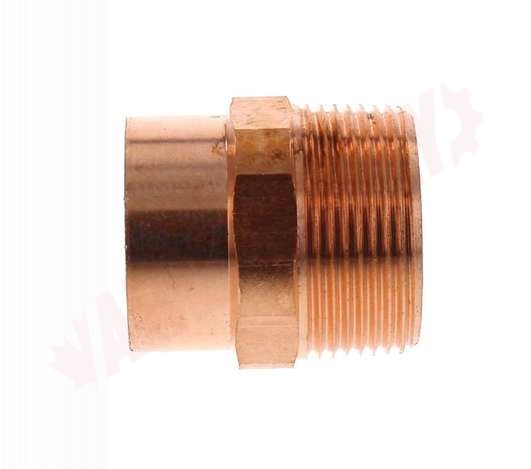 Photo 1 of COFADM1E : Bow 1-1/4 Copper C x Male PT Adapter
