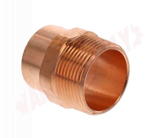 Photo 2 of COFADM1E : Bow 1-1/4 Copper C x Male PT Adapter