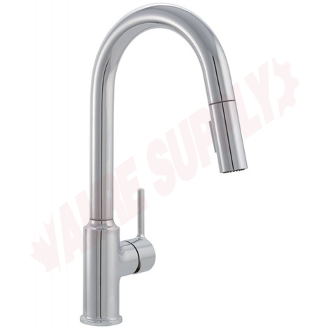 Photo 1 of PFXC4017CP : Proflo Loftus Single Handle Pull Down Kitchen Faucet, Two-Function Spray, Polished Chrome 