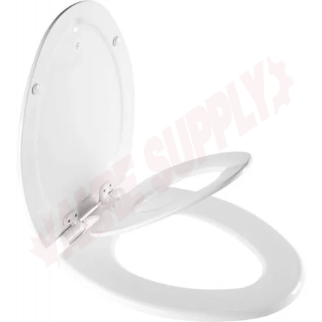 Photo 1 of 1888SLOW-000 : 1888SLOW-000 Mayfair by Bemis NextStep2 Toilet Seat with Cover, Elongated Enameled Wood