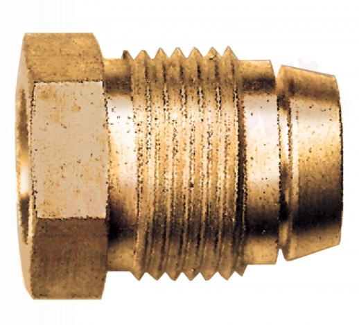 Photo 1 of 81-4N : Fairview Brass Breakaway Pilot Nut, 1/4 Compression