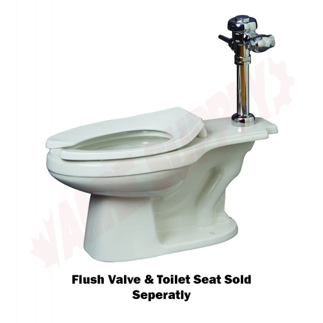 Photo 1 of PF1721WH : ProFlo Elongated Toilet Bowl, White, 14-3/8, No Seat