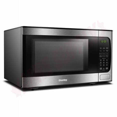 Photo 1 of DBMW0924BBS : Danby 0.9 cu.ft. Countertop Microwave, Stainless Steel