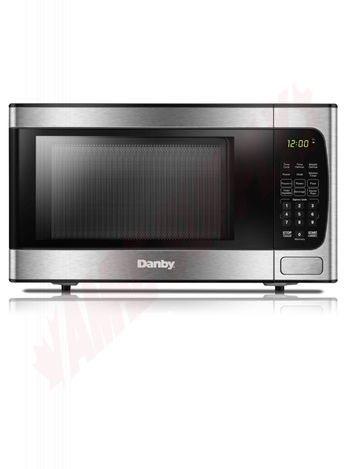 Photo 2 of DBMW0924BBS : Danby 0.9 cu.ft. Countertop Microwave, Stainless Steel
