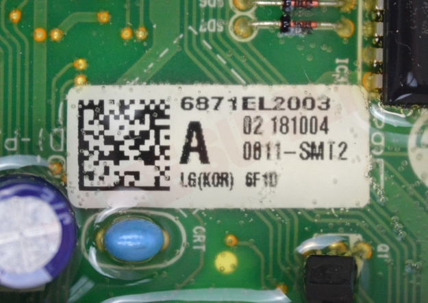 Photo 7 of 6871EL2003A : LG 6871EL2003A Dryer Display Power Control Board (PCB Assembly)