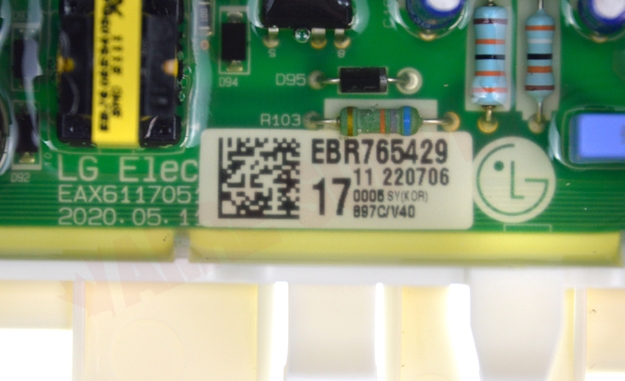 Photo 9 of EBR76542917 : LG EBR76542917 Dryer Main Electric Control Board Assembly