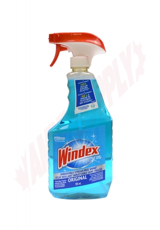 Photo 1 of 80770 : Windex Original Blue Glass & Window Cleaner, 765ml