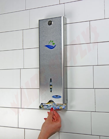 Photo 8 of 613-S : Frost Surface Mounted Free Retail or Commercial Tampon Dispenser, Stainless Steel