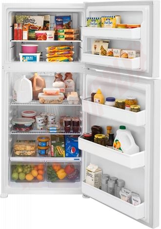 Photo 4 of FFTR1814WW : Frigidaire 18.3 cu. ft. Top Freezer Refrigerator, White