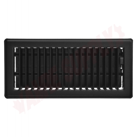 Photo 1 of RG0254 : Imperial Louvered Floor Register, 4 x 12, Black