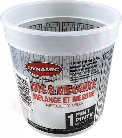 Photo 1 of 00060 : Dynamic 0.47L Disposable Mix and Measure Cup