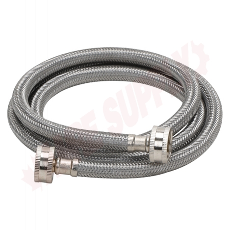 Photo 1 of 9WM60C : Fluidmaster Washer Fill Hose, Braided Stainless Steel, 60