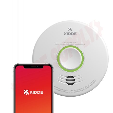 Photo 6 of 21031590 : Kidde 10 Year Worry-Free Smoke & Carbon Monoxide Alarm with Indoor Air Quality Monitor