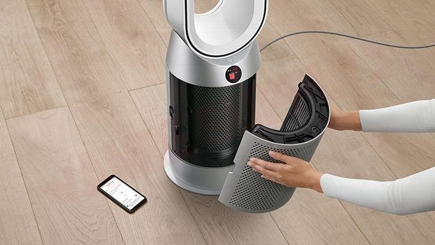 Photo 8 of 368809-01 : Dyson Hot+Cool Air Purifier Fan, HEPA Filter, White/Silver