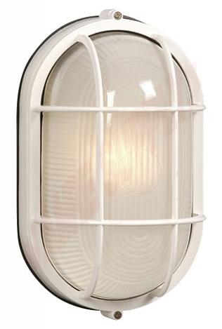 Photo 1 of 305013WH : Galaxy Lighting 11 Marine Light, White, Frosted, 1x100W