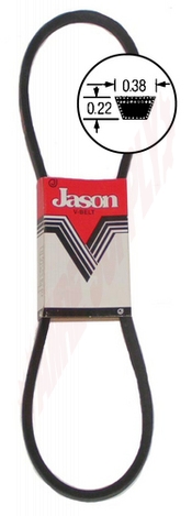 Photo 1 of 3L650 : Jason Industrial 65 x .38 V Belt