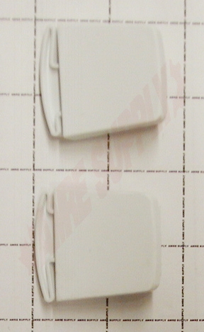 Photo 1 of 5303925377 : Frigidaire Refrigerator Door Shelf End Cap Kit, White, 2 Pieces