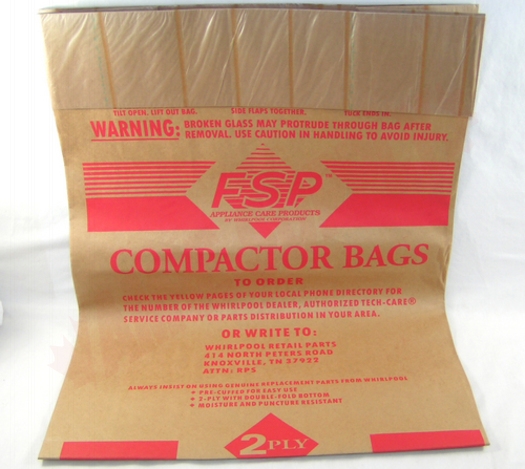Photo 1 of 675186 : Whirlpool Trash Compactor Bags, 15, 12/Pack
