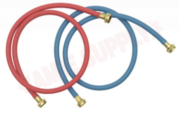 Photo 1 of 8212545RP : Whirlpool Washer Red & Blue Fill Hose Set, 2 Pieces, 54