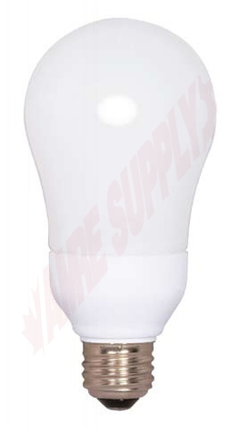 Photo 1 of S7284 : 9W A19 Capsule Compact Fluorescent Lamp, 2700K