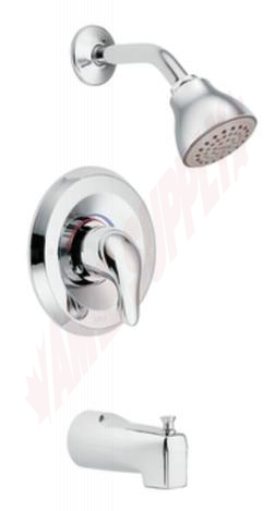 Photo 1 of TL183 : Moen Posi-Temp Tub & Shower Faucet Trim, Chrome