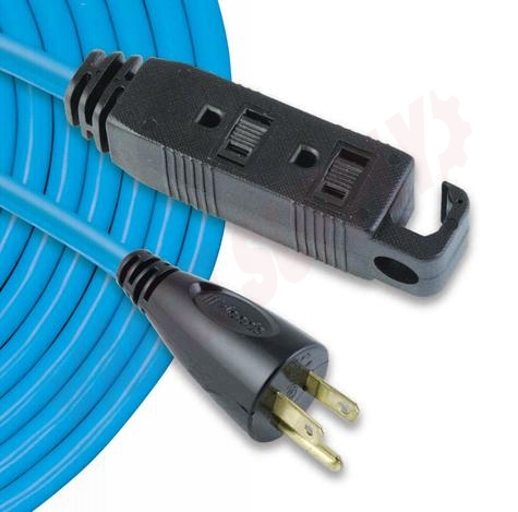Photo 2 of WD-545332 : Woods Block Heater Cord, 3 Outlets, Blue, 10 ft.