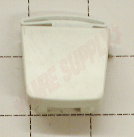 Photo 1 of 216334100 : Frigidaire Refrigerator Door Shelf End Cap, Left Hand, White