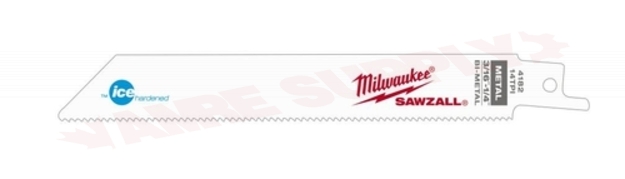 Photo 2 of 48-00-4182 : Milwaukee 5-Pack Ice Hardened Sawzall Blades, 6 14TPI