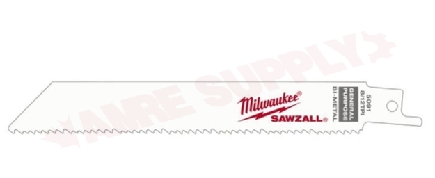 Photo 2 of 48-00-5091 : Milwaukee 5-Pack Sawzall Blades, 6 8/12TPI
