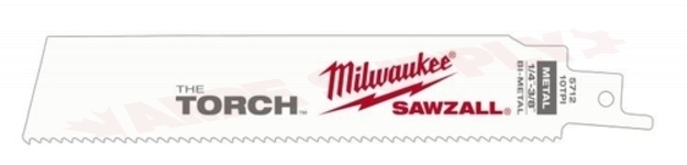 Photo 2 of 48-00-5713 : Milwaukee 5-Pack The Torch Sawzall Blade, 9 10TPI