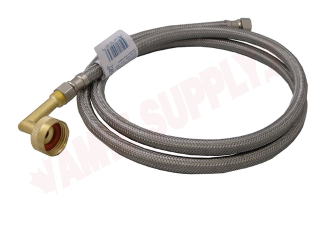 Photo 1 of 555141 : DISHWASHER FILL HOSE, BRAIDED SUPPLY WITH FITTING 48