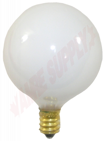 Photo 1 of 60G16.5/CND/WH : 60W G16.5 Incandescent Globe Lamp, White