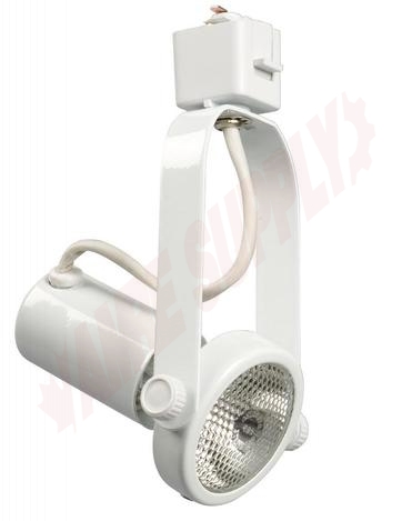 Photo 1 of 70220WH : Galaxy Lighting Gimbal Ring Track Head, White, 1x50W PAR20