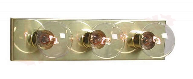 Photo 1 of 713518 : Galaxy Lighting 3-Light Vanity Bar, Polished Brass, 3x60W
