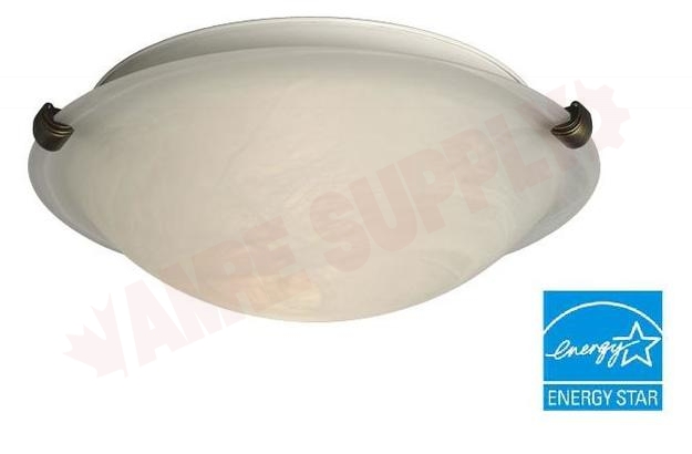 Photo 1 of ES680116MB-ORB : Galaxy Lighting 16 Ofelia Flush Mount, Oil-Rubbed Bronze, Marbled, 3x13W CFL Included