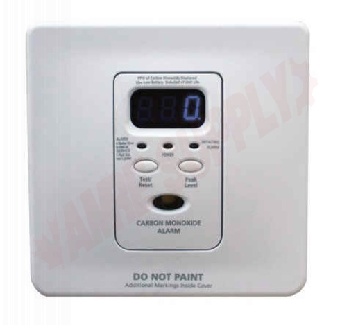 Photo 2 of 900-0255 : Kidde Silhouette Low Profile Carbon Monoxide Alarm, Battery Backup