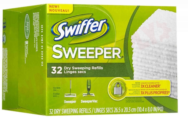 Photo 1 of 33407 : Swiffer Dry Cloth Refills, 32/Pack