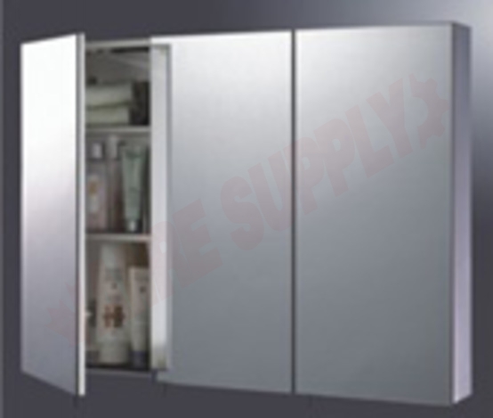 Photo 2 of GS-3026 : Surface Mount Medicine Cabinet, 30 x 26, Swing Doors, Bevel Edged Mirrors