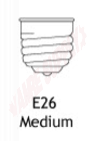 Photo 2 of EFA24E28L : 24W Pear Capsule Compact Fluorescent Lamp, 2800K