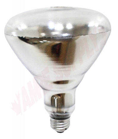 Photo 1 of 125BR40/10 : 125W BR40 Incandescent Infrared Flood Lamp, Clear