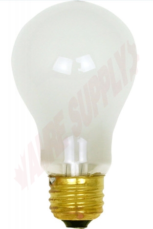 Photo 2 of 100A19RS : 100W A19 Incandescent Rough Service Lamp, Frosted, 2/Pack