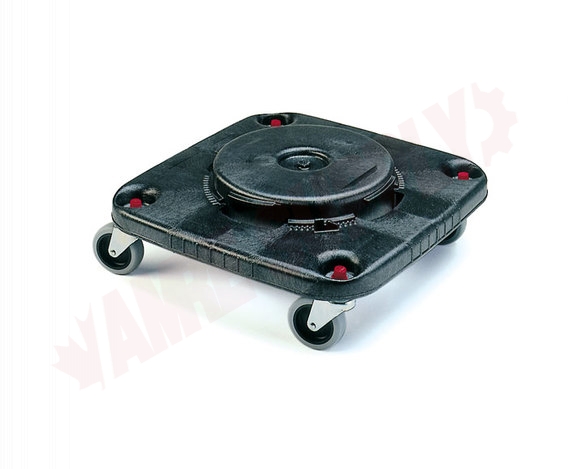 Photo 1 of 353000BLA : Rubbermaid Brute Square Dolly For 3526/3536