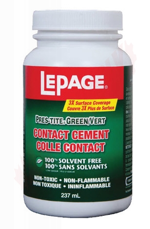 Photo 1 of 01652-0 : LePage Pres-Tite Green Contact Cement, 237mL