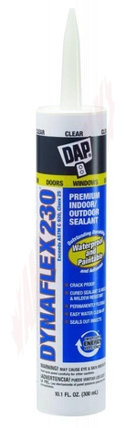 Photo 1 of 74118 : Dap Dynaflex 230 Premium Indoor/Outdoor Sealant, Clear, 300mL