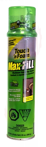 Photo 1 of TNF20 : Touch 'n Foam Max Fill Maximum Expanding Sealant, 590g