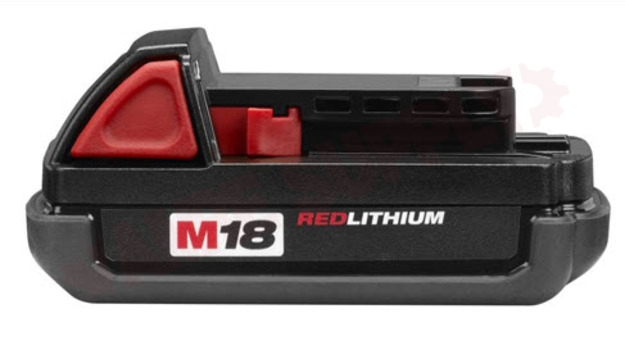 Photo 2 of 48-11-1815 : Milwaukee M18 Compact REDLITHIUM Battery 1.5A/Hr