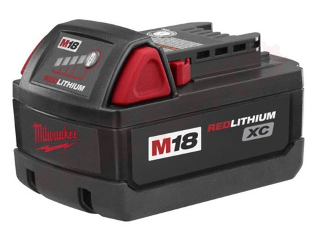 Photo 1 of 48-11-1828 : Milwaukee M18 XC High Capacity RED LITHIUM Battery 3.0A/Hr