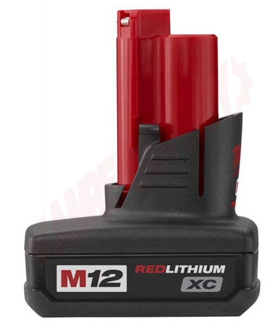 Photo 1 of 48-11-2402 : Milwaukee M12 XC High Capacity RED LITHIUM Battery 3.0A/Hr