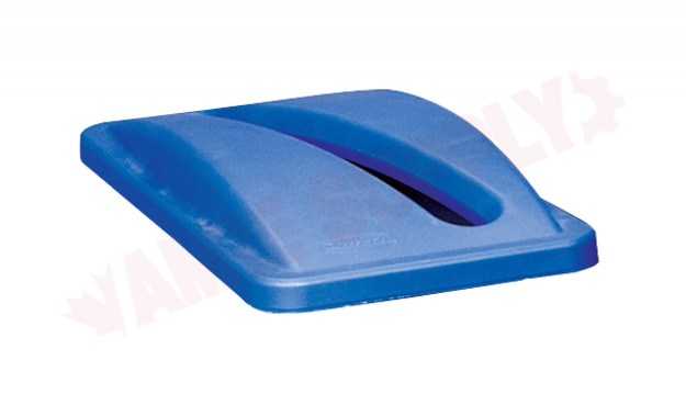 Photo 1 of 270388BLUE : Rubbermaid Slim Jim Paper Recycling Top