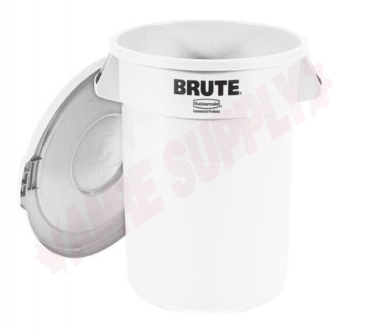 Photo 2 of 260900WHT : Rubbermaid Brute Lid For 2610, White